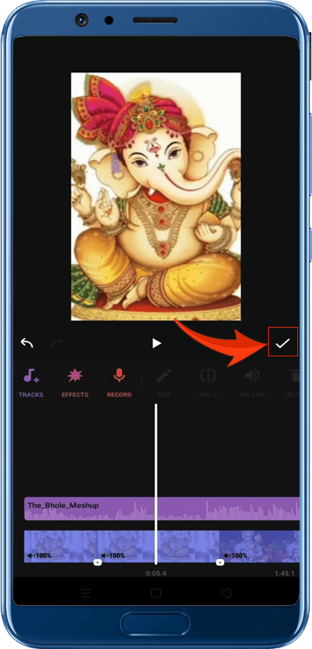 How to add Music tracks on image or photo in hindi
