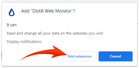 How to Add Distill Web Monitor Extension to Google Chrome in Hindi