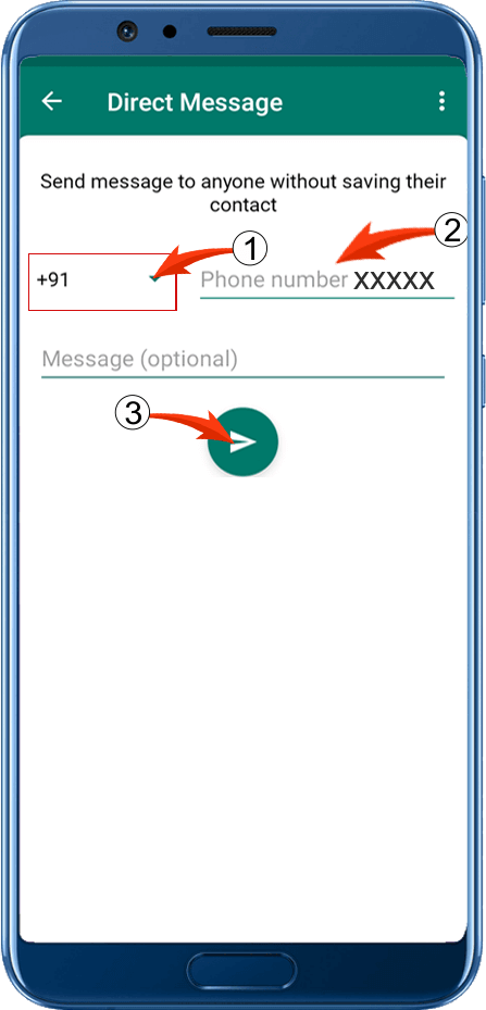 How to Send Whatsapp Message Without Saving Mobile Phone Number in Hindi