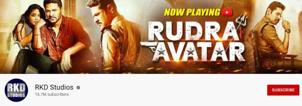RKD Digital Youtube Channel to Watch Hindi Dubbed South Indian Movies